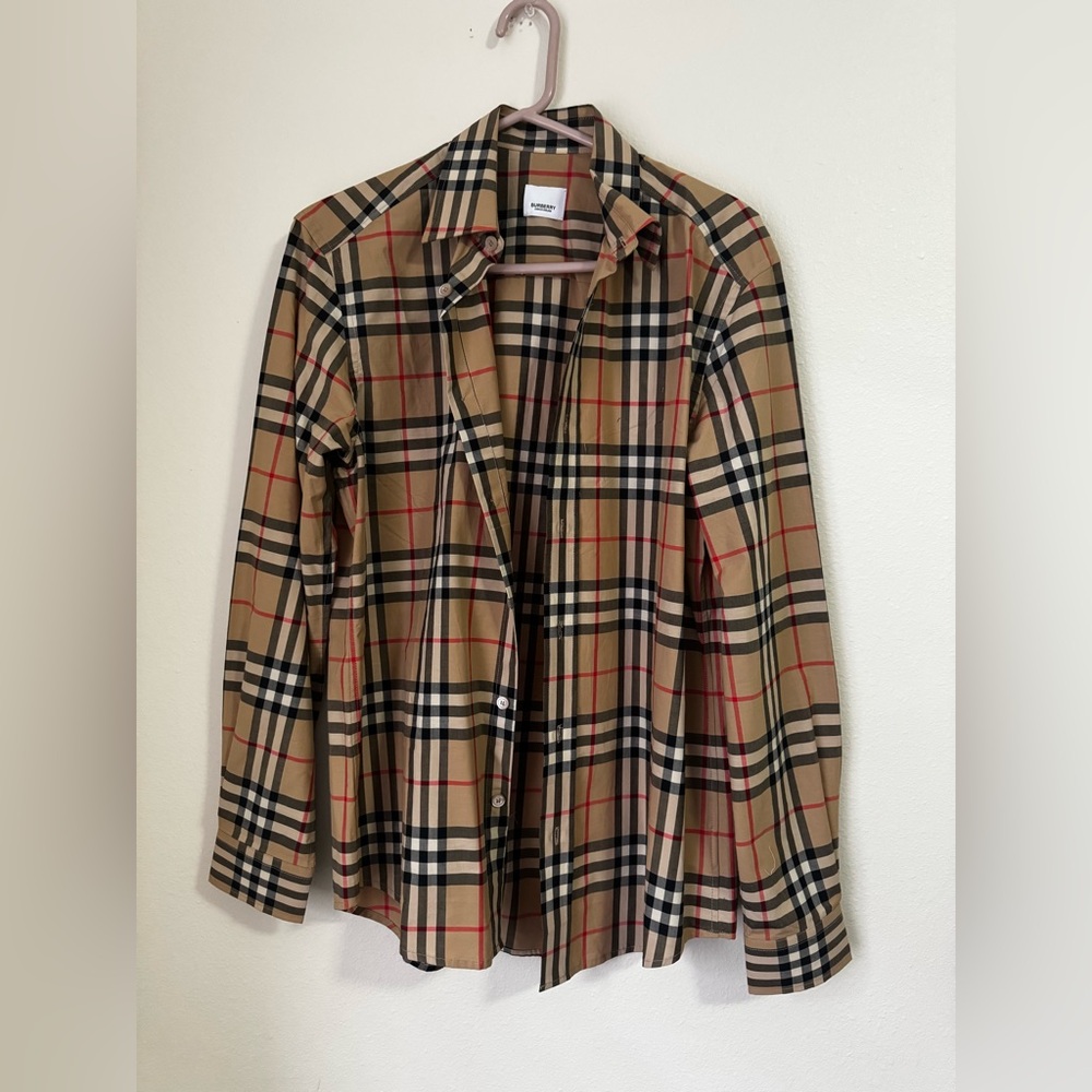 Burberry Check Cotton Shirt